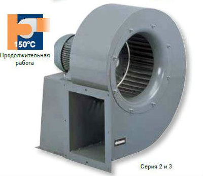 Вентилятор Soler Palau СМТ/4-450/185-5,5 для температуры +150°С