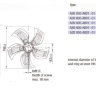 Вентилятор Ebmpapst A6D800-AD01-02 осевой