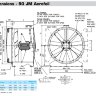 Вентилятор Flaktwoods 90 JM Aerofoil осевой энергосберегающий