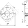Вентилятор Ebmpapst W1G200-HH01-52 225x225x80 компактный