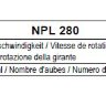 Рабочие колеса Comefri NPL 280 с загнутыми назад лопатками