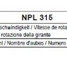 Рабочие колеса Comefri NPL 315 с загнутыми назад лопатками