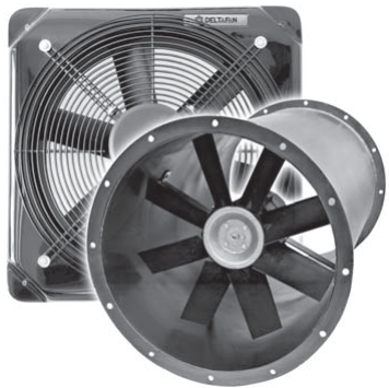 Вентилятор Deltafan 560-8-8-40-400-REW реверсивный
