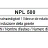 Рабочие колеса Comefri NPL 500 с загнутыми назад лопатками