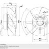 Вентилятор Ebmpapst A2S130-AB03-11 осевой