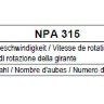 Рабочие колеса Comefri NPA 315 с загнутыми назад лопатками