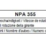 Рабочие колеса Comefri NPA 355 с загнутыми назад лопатками