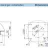 Вентилятор Nicotra крышный RGA 31-2528-MD