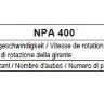 Рабочие колеса Comefri NPA 400 с загнутыми назад лопатками