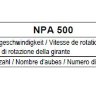 Рабочие колеса Comefri NPA 500 с загнутыми назад лопатками