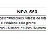 Рабочие колеса Comefri NPA 560 с загнутыми назад лопатками