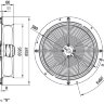 Вентилятор Ebmpapst W2D300-CP02-30 осевой
