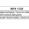 Рабочие колеса Comefri NPA 1120 с загнутыми назад лопатками