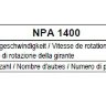 Рабочие колеса Comefri NPA 1400 с загнутыми назад лопатками