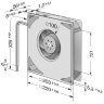Вентилятор Ebmpapst RG160-28/14NM компактный DC 24B