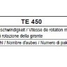 Рабочие колеса Comefri TE 450 с загнутыми назад лопатками