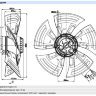 Вентилятор Ebmpapst A4E350-AO02-09 осевой