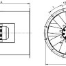 Вентилятор осевой вытяжной AXCBF 630D4-26