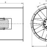 Вентилятор осевой вытяжной AXCBF 800D4-18