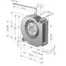 Вентилятор Ebmpapst RLF35-8/12 N компактный DC 12B