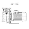 Насос Lowara SHE 0,25-9,2 кВт трехфазный 4-х полюсный
