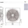 Вентилятор Ebmpapst W6D800-GD01-01 осевой